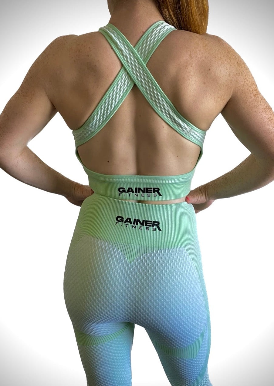 GainerFit Green Sport Bra