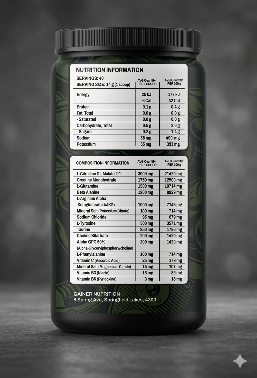 SUP-R Pump + PURE CREATINE Monohydrate Combo